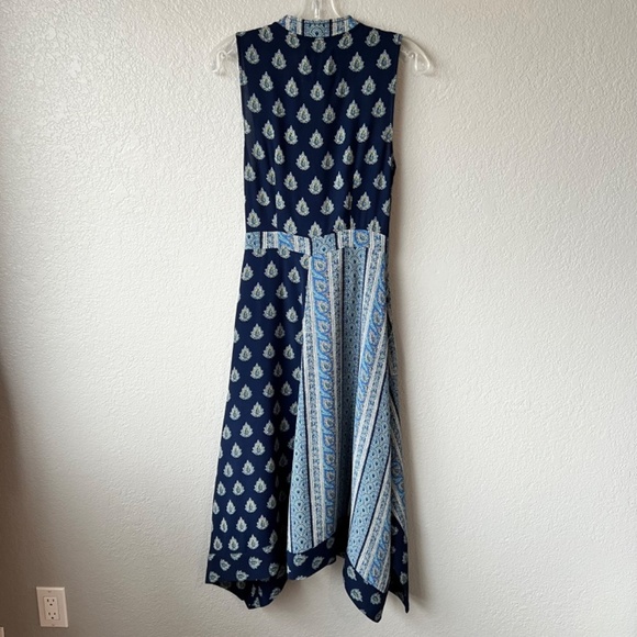 *PRICE IS FIRM* Maeve Eclipsed faux wrap dress in a paisley prints - Picture 4 of 12